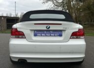 BMW 118 I CABRIOLET 143 CH ALPINWEISS CUIR NOIR 25400 KMS 1ère MAIN HISTORIQUE BMW!