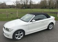 BMW 118 I CABRIOLET 143 CH ALPINWEISS CUIR NOIR 25400 KMS 1ère MAIN HISTORIQUE BMW!