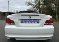 BMW 118 I CABRIOLET 143 CH ALPINWEISS CUIR NOIR 25400 KMS 1ère MAIN HISTORIQUE BMW!