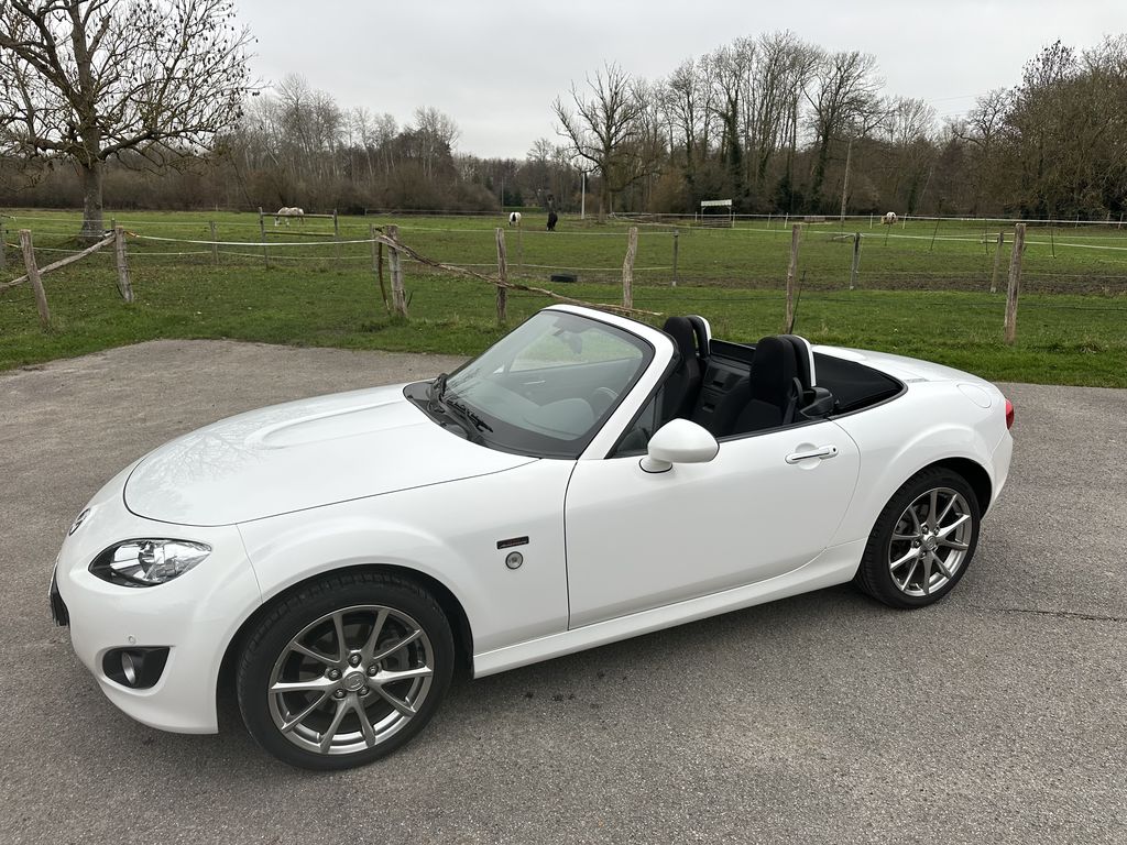 MAZDA MX5 NC FL 20 ÈME ANNIVERSAIRE 1.8L 126CH “CRYSTAL WHITE” 48800 KMS NUMERO 1090/2000