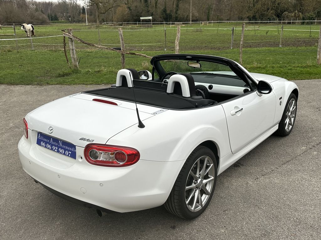 MAZDA MX5 NC FL 20 ÈME ANNIVERSAIRE 1.8L 126CH “CRYSTAL WHITE” 48800 KMS NUMERO 1090/2000