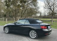 BMW 218 I CABRIOLET 136 CH NOIR CUIR NOIR BOITE SEPTRONIQUE 8 NOIR/CUIR NOIR