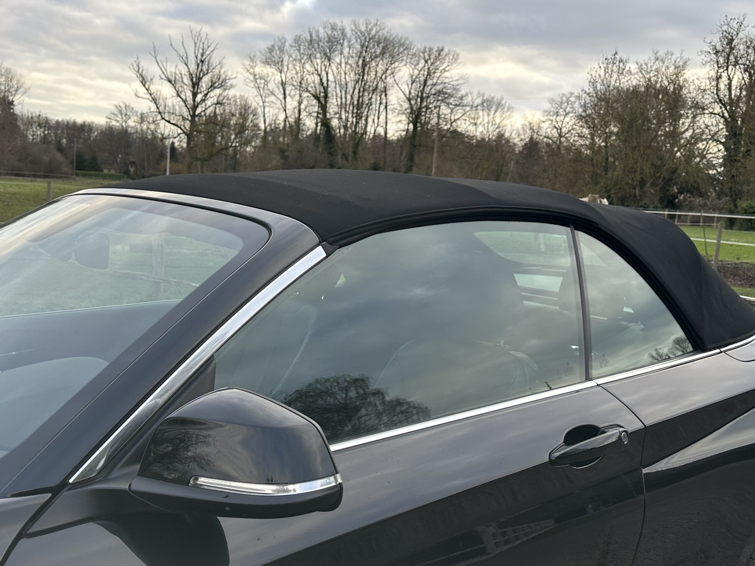 BMW 218 I CABRIOLET 136 CH NOIR CUIR NOIR BOITE SEPTRONIQUE 8 NOIR/CUIR NOIR