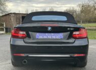 BMW 218 I CABRIOLET 136 CH NOIR CUIR NOIR BOITE SEPTRONIQUE 8 NOIR/CUIR NOIR