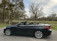 BMW 218 I CABRIOLET 136 CH NOIR CUIR NOIR BOITE SEPTRONIQUE 8 NOIR/CUIR NOIR