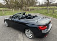 BMW 218 I CABRIOLET 136 CH NOIR CUIR NOIR BOITE SEPTRONIQUE 8 NOIR/CUIR NOIR