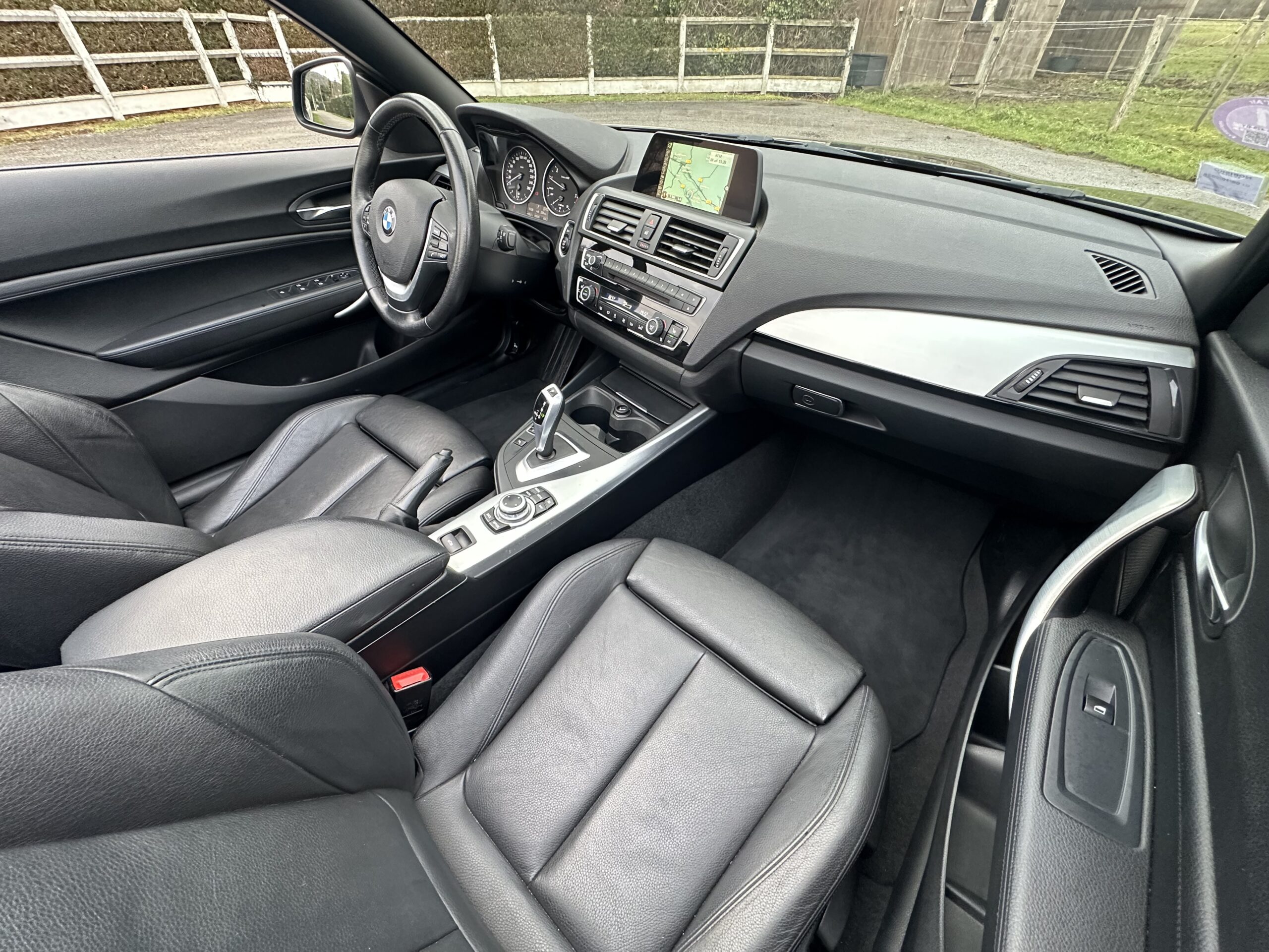 BMW 218 I CABRIOLET 136 CH NOIR CUIR NOIR BOITE SEPTRONIQUE 8 NOIR/CUIR NOIR
