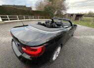 BMW 218 I CABRIOLET 136 CH NOIR CUIR NOIR BOITE SEPTRONIQUE 8 NOIR/CUIR NOIR