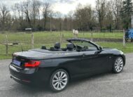 BMW 218 I CABRIOLET 136 CH NOIR CUIR NOIR BOITE SEPTRONIQUE 8 NOIR/CUIR NOIR