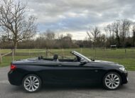 BMW 218 I CABRIOLET 136 CH NOIR CUIR NOIR BOITE SEPTRONIQUE 8 NOIR/CUIR NOIR