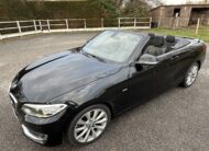 BMW 218 I CABRIOLET 136 CH NOIR CUIR NOIR BOITE SEPTRONIQUE 8 NOIR/CUIR NOIR