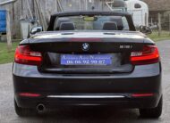 BMW 218 I CABRIOLET 136 CH NOIR CUIR NOIR BOITE SEPTRONIQUE 8 NOIR/CUIR NOIR