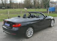 BMW 218 I CABRIOLET 136 CH NOIR CUIR NOIR BOITE SEPTRONIQUE 8 NOIR/CUIR NOIR