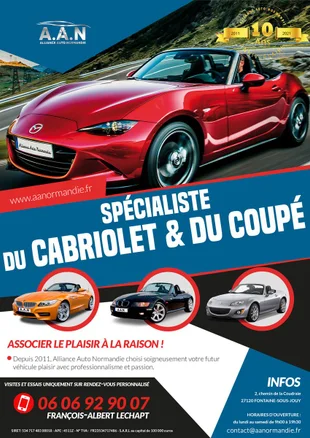 124 SPIDER 140 CH  61900 KMS “ROUGE PASSIONE” CUIR FAUVE/INOX HISTORIQUE 1ERE MAIN
